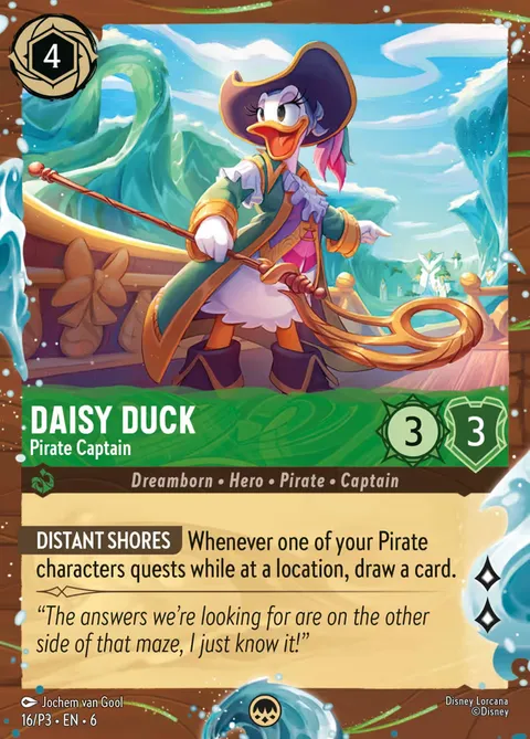 Daisy Duck — Pirate Captain