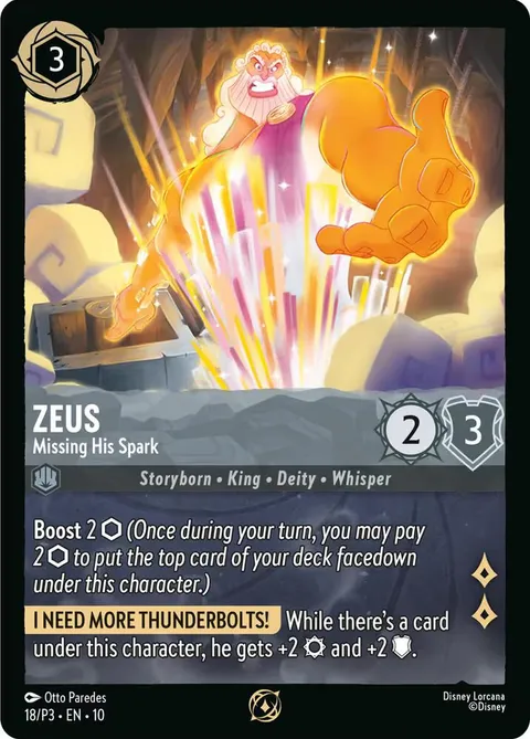 Zeus — Missing His Spark