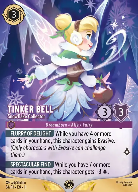 Tinker Bell — Snowflake Collector