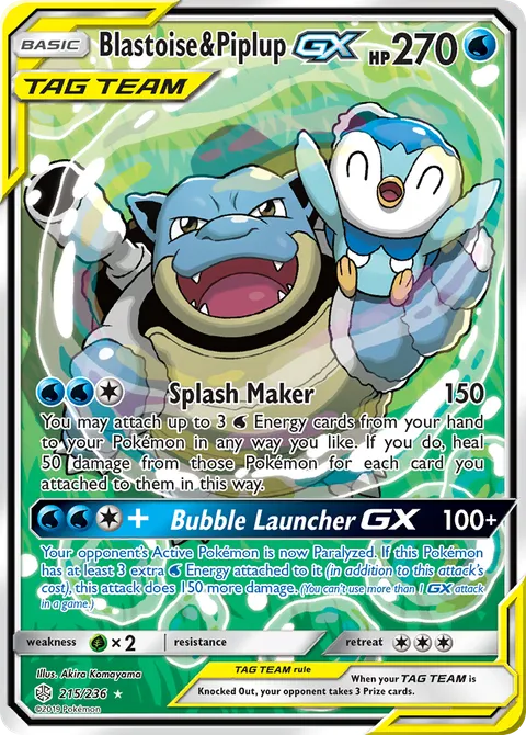 Blastoise & Piplup-GX